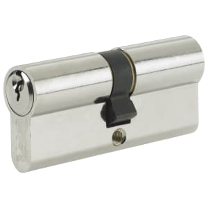 Yale P-ED3545-SNP Nickel Euro Profile Cylinder Lock - 35 x 10 x 45mm