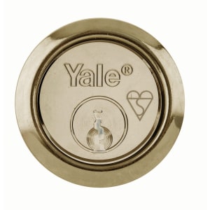 Yale X5 Kitemarked 1 Star Replacement Rim Cylinder Lock - Polished Brass