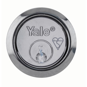 Yale X5 Kitemarked 1 Star Replacement Rim Cylinder Lock - Polished Chrome