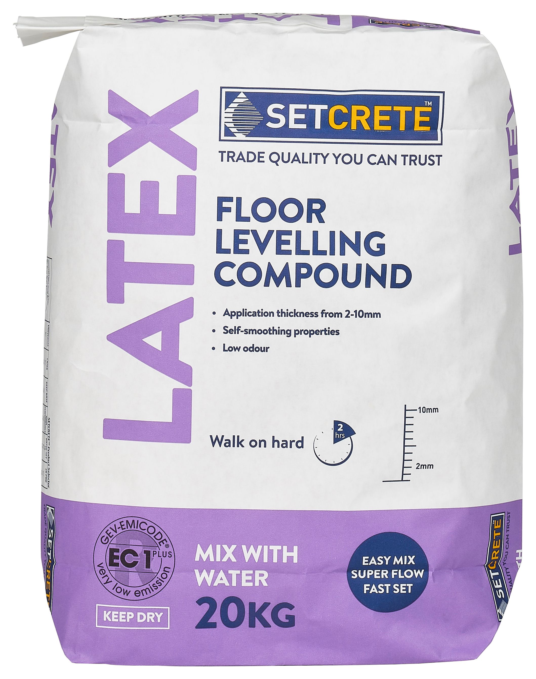 Setcrete Latex Floor Levelling Compound - 20kg