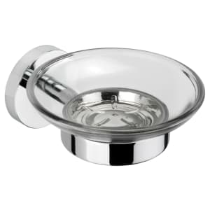 Croydex Flexi-Fix Pendle Bathroom Soap Dish & Holder - Chrome