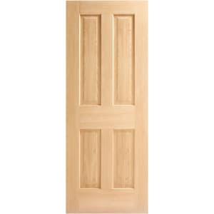 Wickes Cobham Oak 4 Panel Internal Door - 1981mm