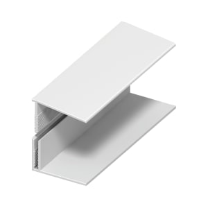 Wickes PVCu White Top/Vertical Edge Cladding Trim 2500mm