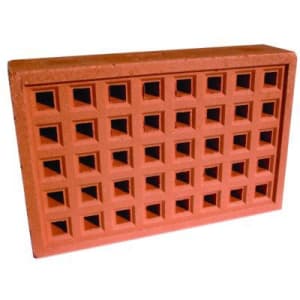 Wickes Square Hole Clay Airbrick - 215 x 140mm