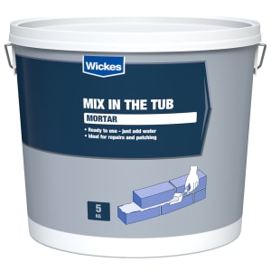 Wickes Mix in the Tub Mortar Mix - 5kg