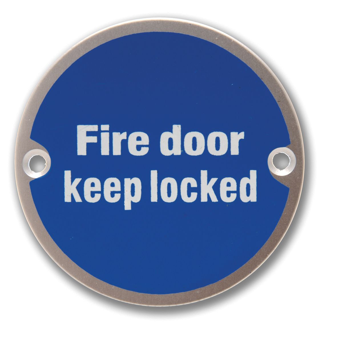 4FireDoors Fire Door Keep Locked Safety Sign - 75mm - Pack of 2