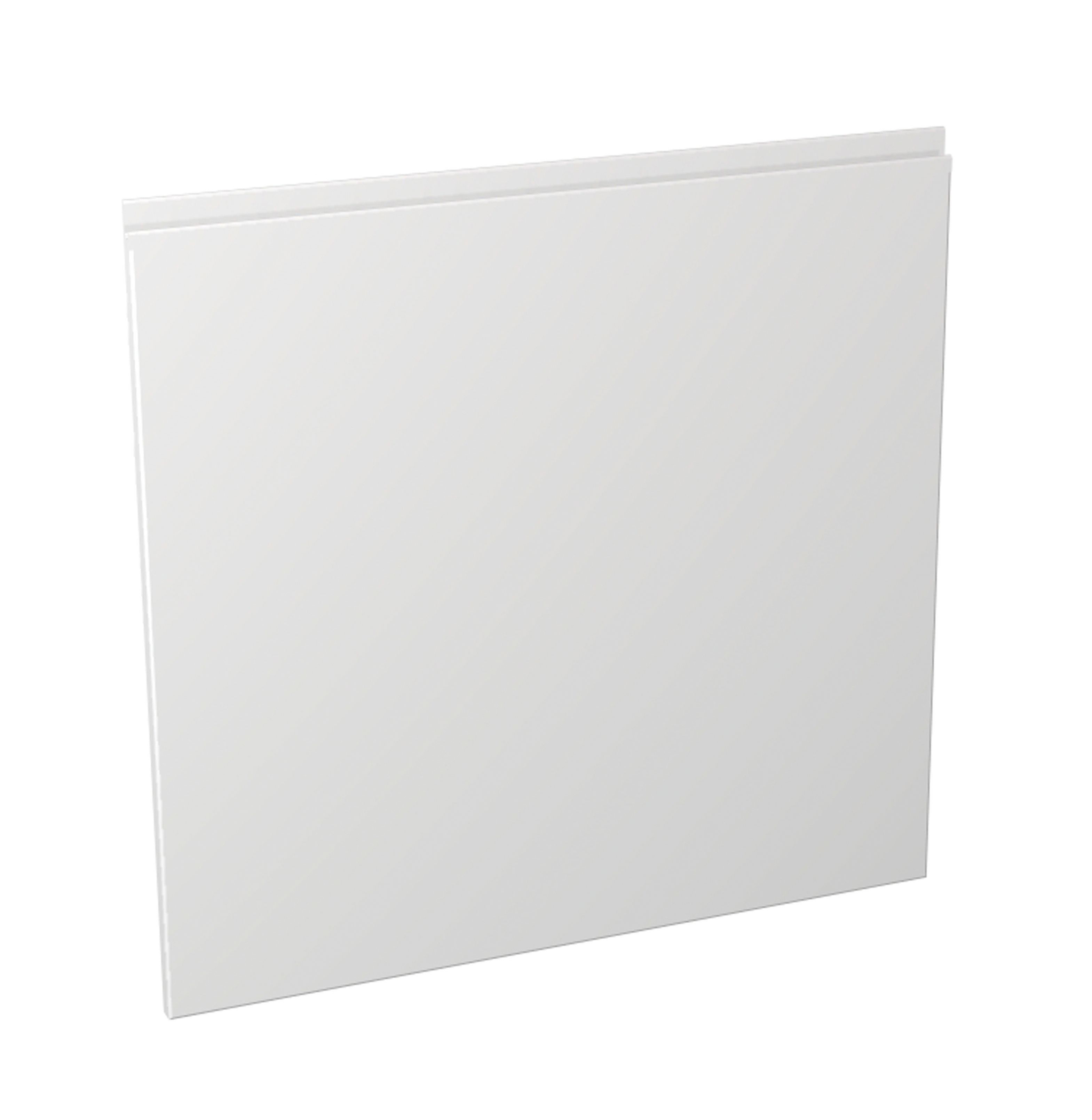 Wickes Madison White Gloss Handleless Appliance Door (C) - 600 x 584mm