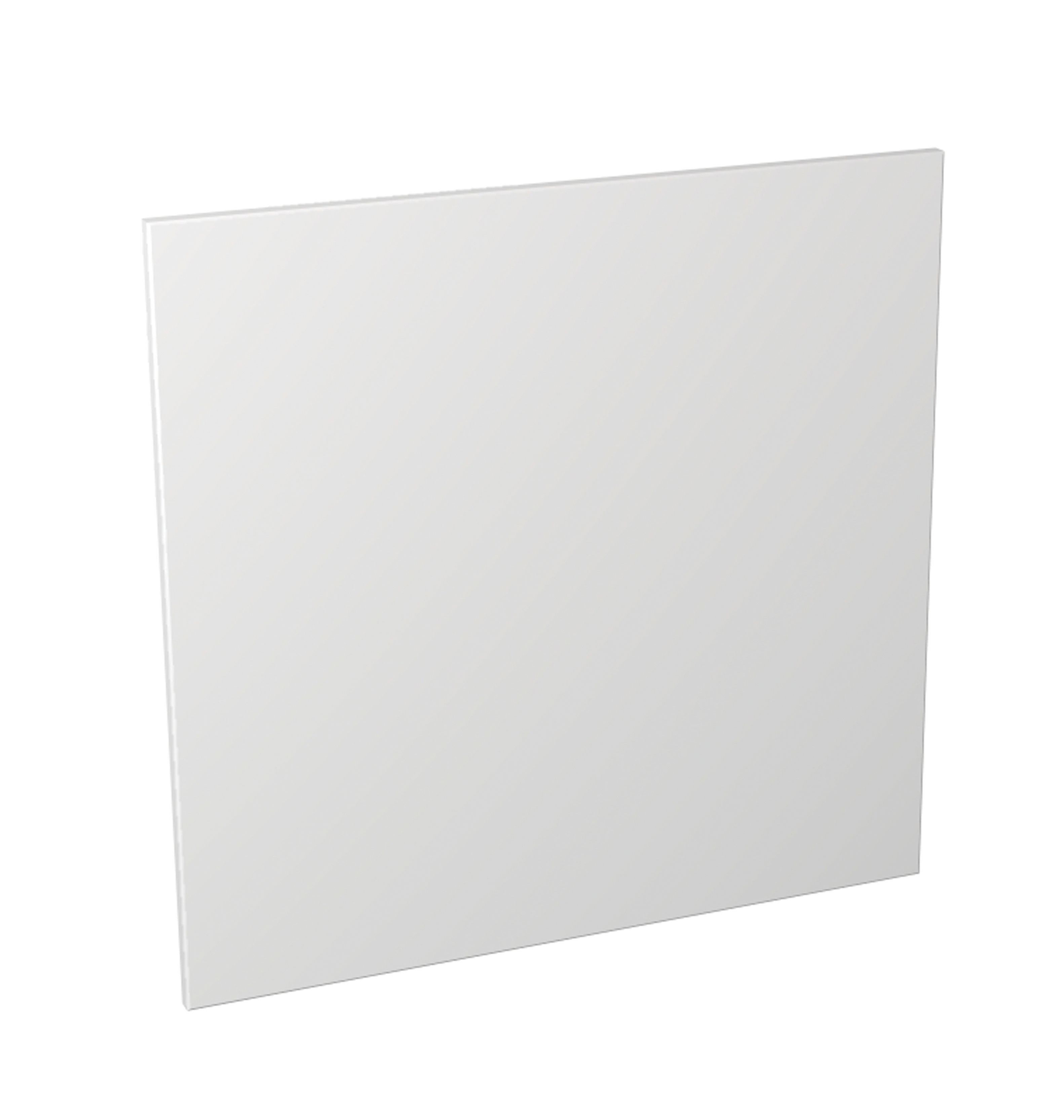 Wickes Orlando White Gloss Slab Appliance Door (C) - 600 x 584mm