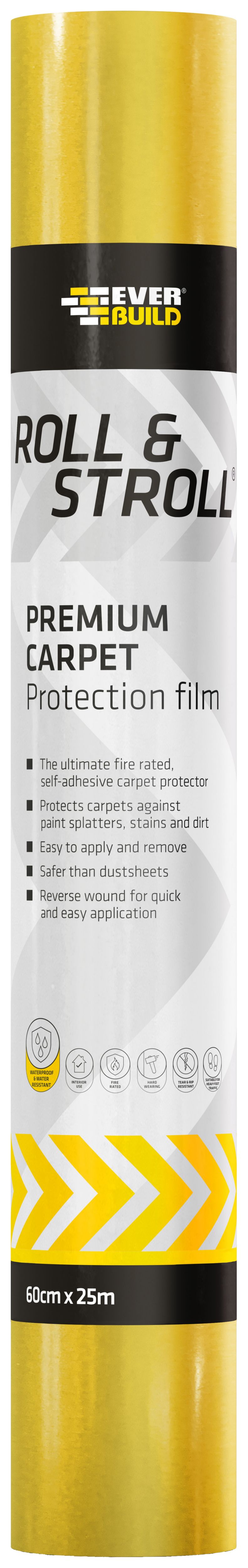 Everbuild Roll & Stroll Premium Carpet Protector - 600mm x 25m