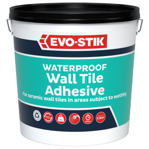 EVO-STIK Waterproof Ceramic Wall Tile Adhesive - 5L