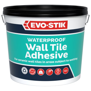 EVO-STIK Waterproof Wall Tile Adhesive Natural - 10L