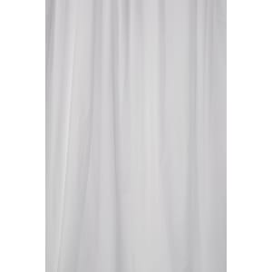Croydex PVC Bathroom Shower Curtain - White