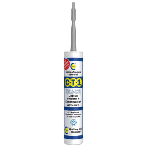CT1 Silver Sealant & Construction Adhesive - 290ml