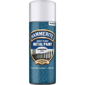 Hammerite Metal Aerosol Hammered Paint - Silver - 400ml