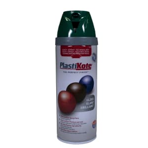 Plastikote Multi-Surface Gloss Spray Paint - Lawn Green - 400ml