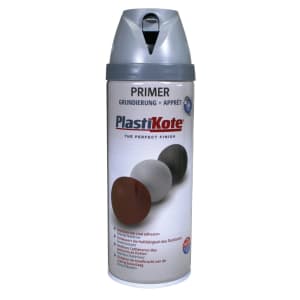 Plastikote Primer Spray Paint - Grey - 400ml