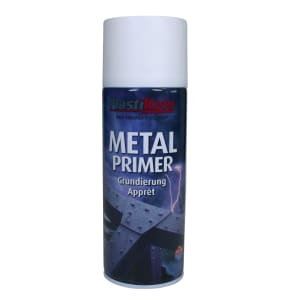 Plastikote Metal Primer Spray Paint - White - 400ml