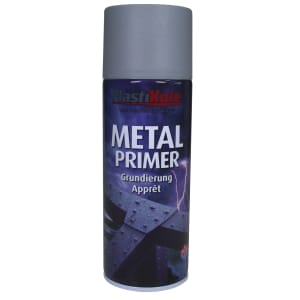 Plastikote Metal Primer Spray Paint - Grey - 400ml
