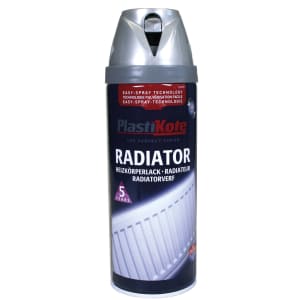 Plastikote Twist & Spray Radiator Spray Paint - Chrome - 400ml