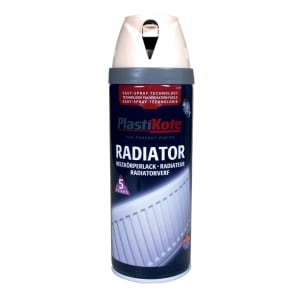 Plastikote Twist & Spray Radiator Spray Paint - Magnolia 400ml