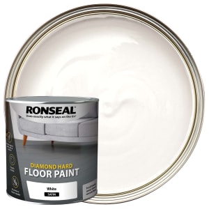 Ronseal Satin Diamond Hard Floor Paint - White - 2.5L