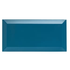 Wickes Metro Light Blue Ceramic Wall Tile - 200 x 100mm - Sample