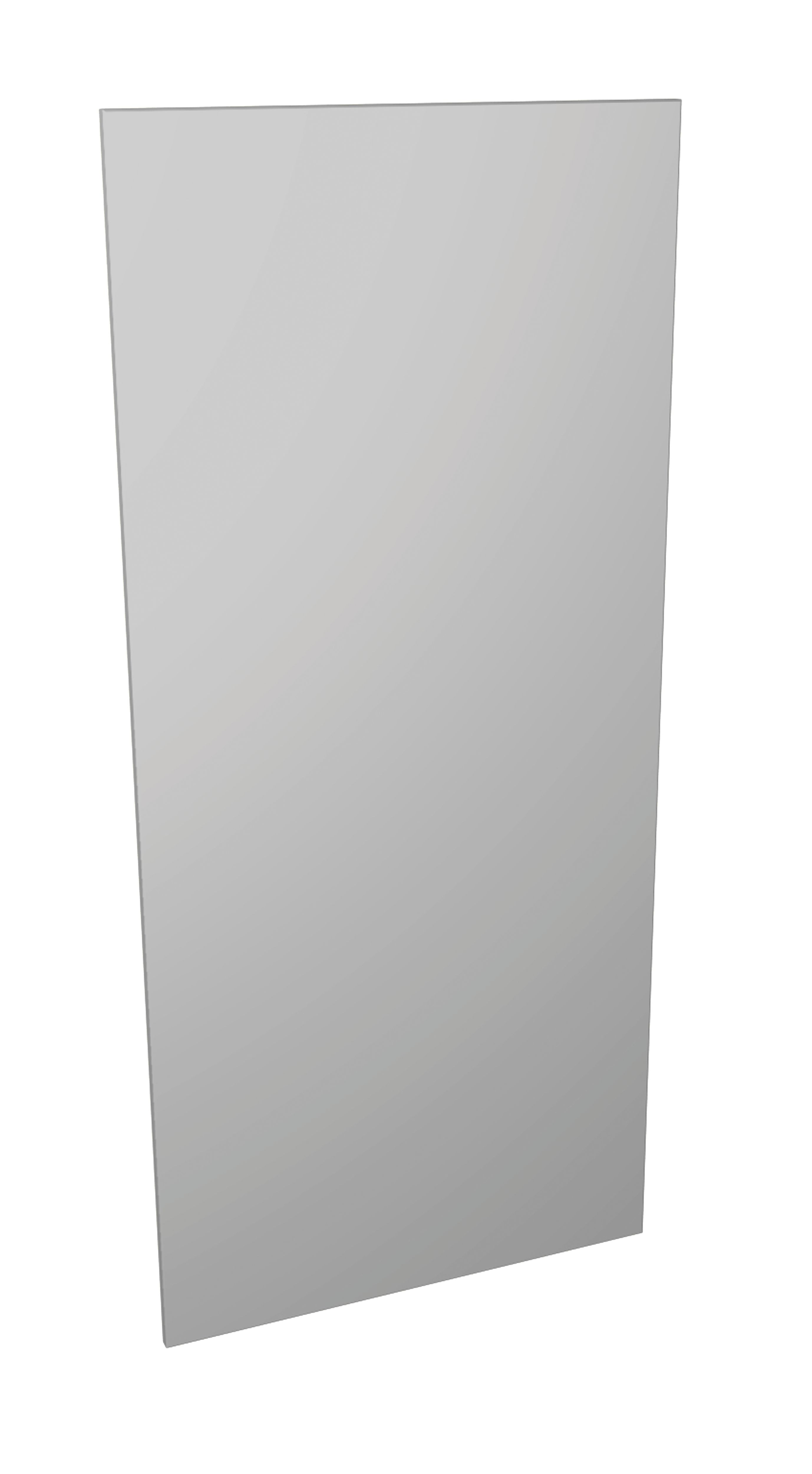 Wickes Orlando Grey Gloss Slab Appliance Door (A) - 600 x 1319mm