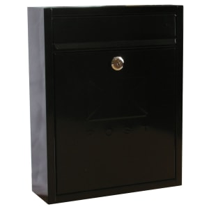 Sterling Compact Post Box - Black
