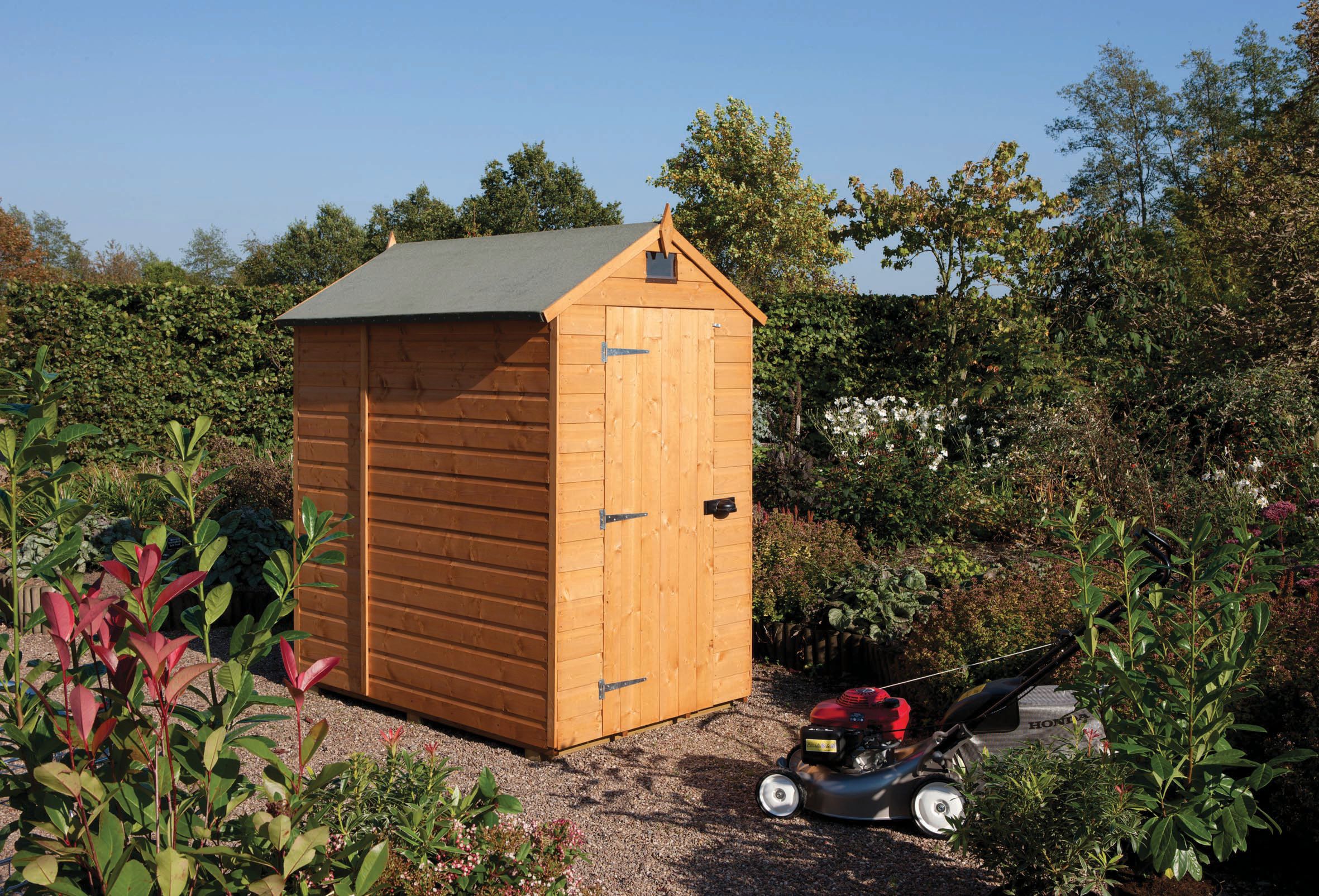 Rowlinson Security Shed with Apex Window - 7 x 5ft