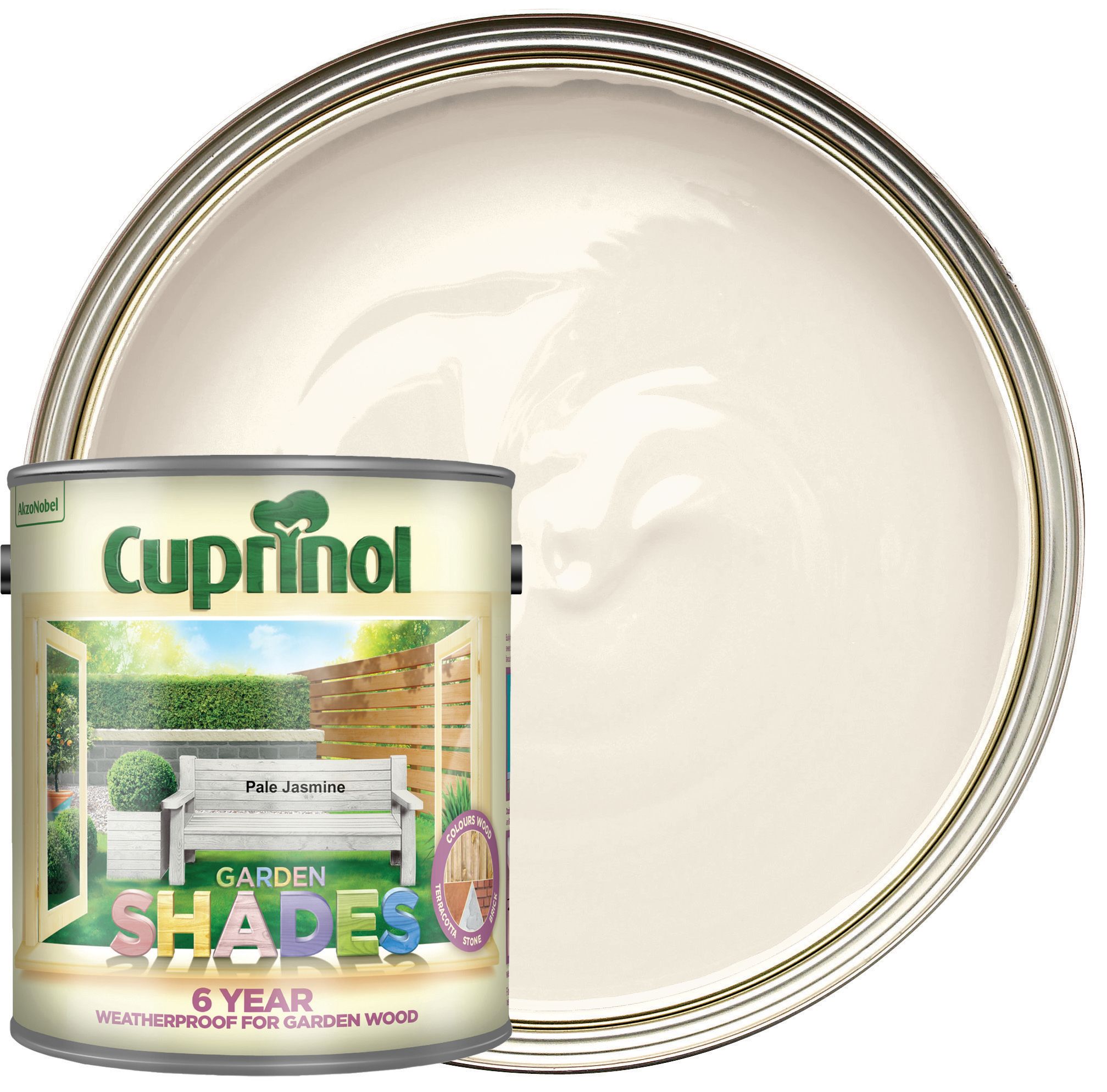Cuprinol Garden Shades Matt Wood Treatment - Pale Jasmine 2.5L