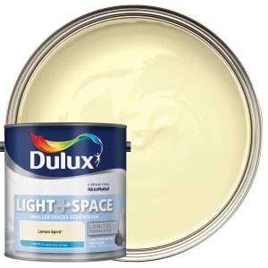 Dulux Light+ Space Matt Emulsion Paint - Lemon Spirit - 2.5L