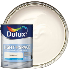 Dulux Light+ Space Matt Emulsion Paint - Morning Light+ - 5L