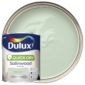 Dulux Quick Dry Satinwood Paint - Willow Tree - 750ml