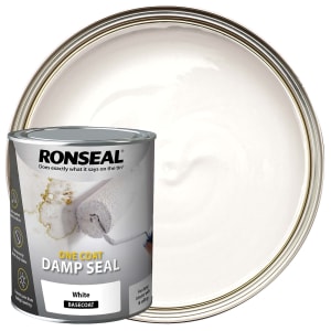 Ronseal One Coat Damp Seal - White - 750ml