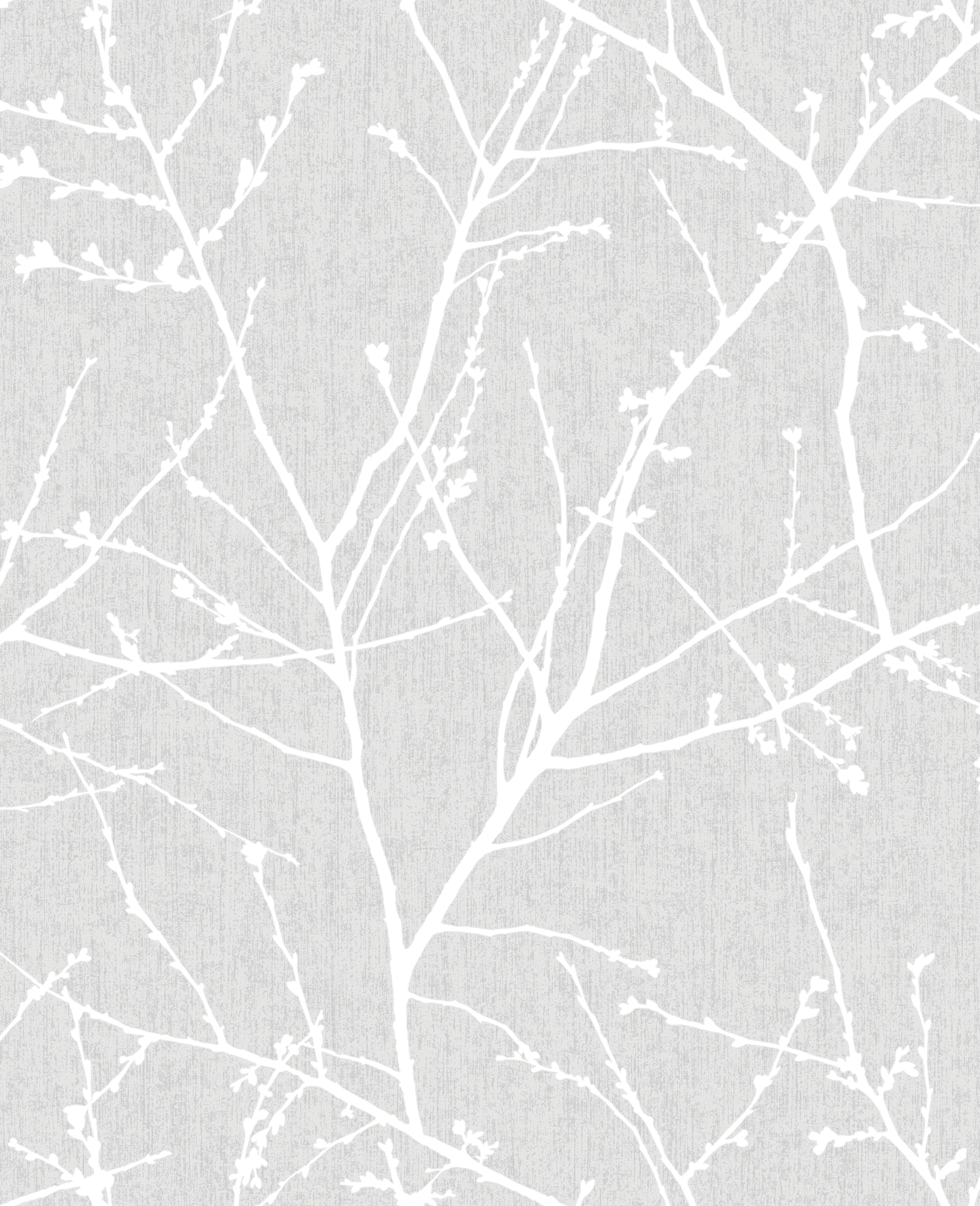 Superfresco Easy Innocence Grey Fabric Effect Wallpaper - 10m