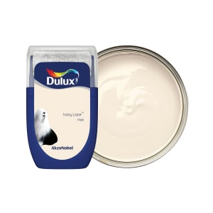 Dulux Emulsion Paint Tester Pot - Ivory Lace - 30ml