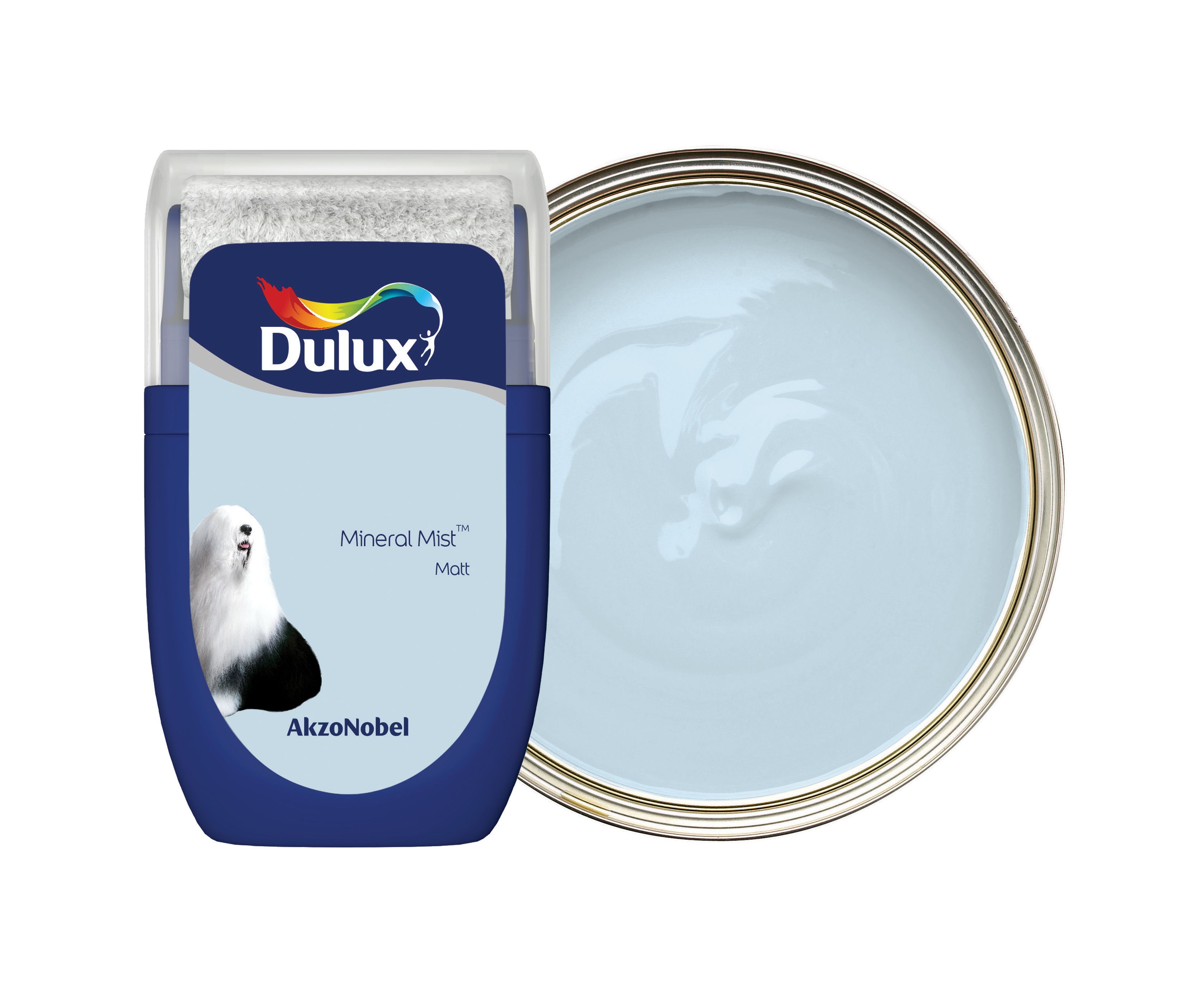 Dulux Emulsion Paint Tester Pot - Mineral Mist - 30ml