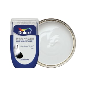 Dulux Easycare Washable & Tough Paint Tester Pot - Cornflower White - 30ml