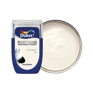 Dulux Easycare Washable & Tough Paint Tester Pot - Fine Cream - 30ml