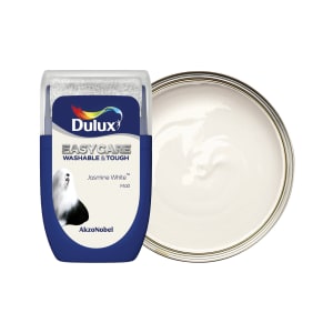 Dulux Easycare Washable & Tough Paint Tester Pot - Jasmine White - 30ml