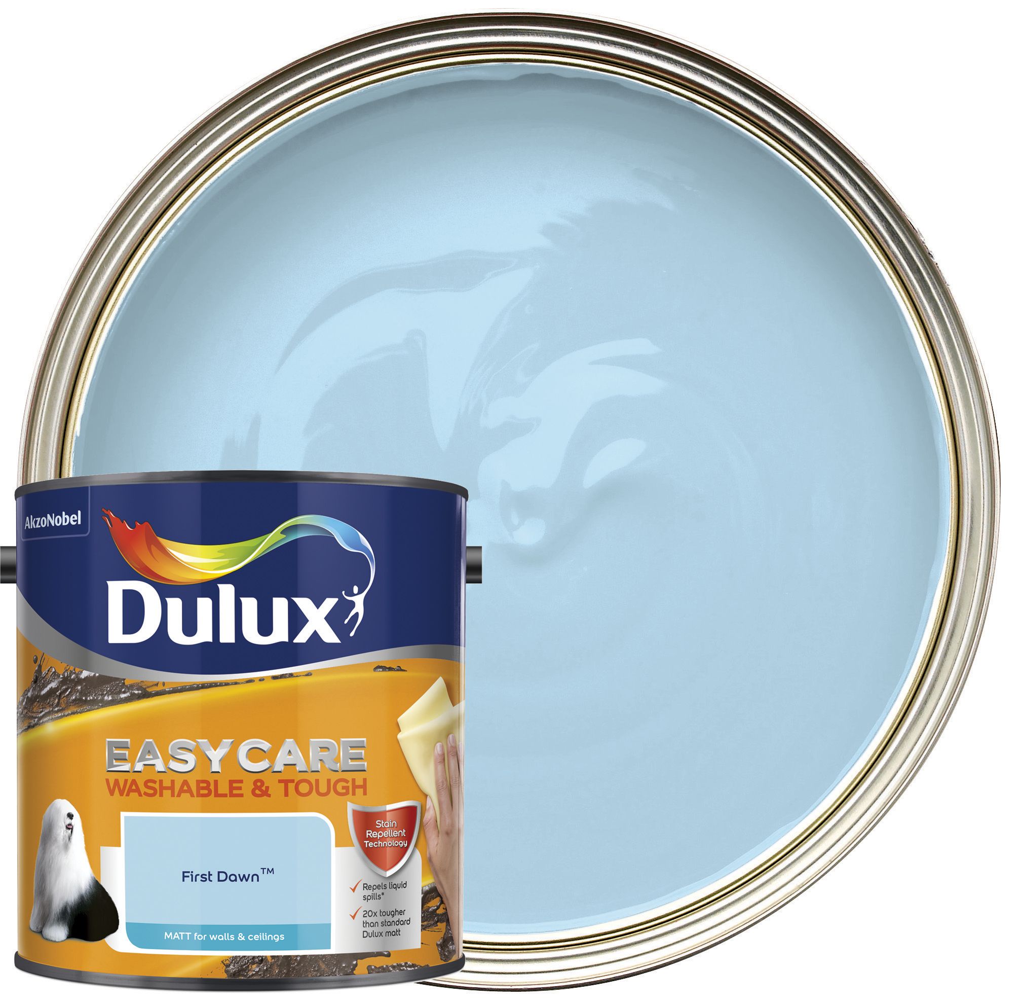Dulux Easycare Washable & Tough Matt Emulsion Paint - First Dawn - 2.5L