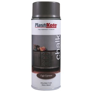 Plastikote Chalk Finish Spray Paint - Caffe Espresso - 400ml