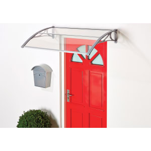 Superroof Emma Grey Door Canopy - 1200 x 740mm