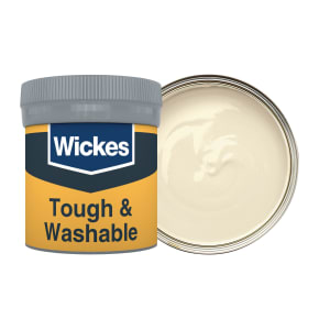 Wickes Tough & Washable Matt Emulsion Paint Tester Pot - Champagne No.405 - 50ml