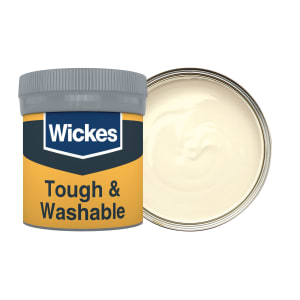 Wickes Tough & Washable Matt Emulsion Paint Tester Pot - Elderflower No.160 - 50ml