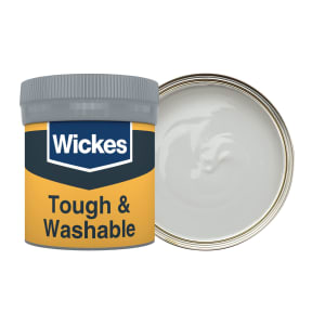 Wickes Tough & Washable Matt Emulsion Paint Tester Pot - Nickel No.205 - 50ml