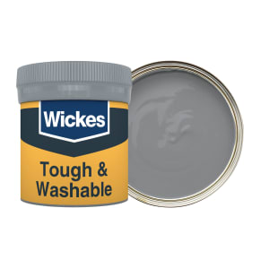 Wickes Tough & Washable Matt Emulsion Paint Tester Pot - Slate No.235 - 50ml