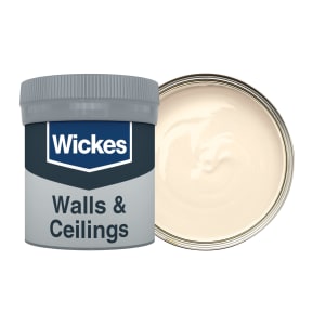 Wickes Vinyl Matt Emulsion Paint Tester Pot - Biscuit No.320 - 50ml
