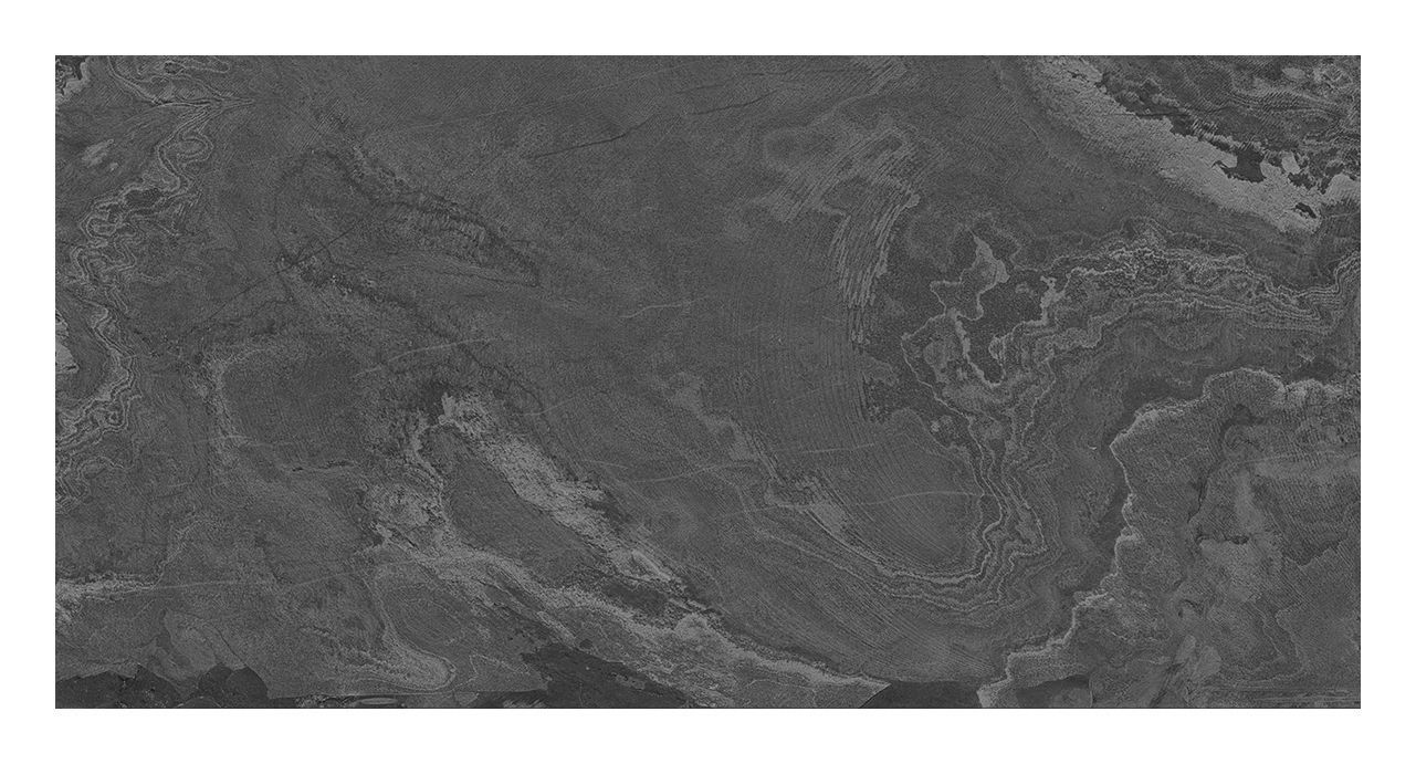 Wickes Black Slate Effect Ceramic Wall & Floor Tile - 670 x 333mm - Sample