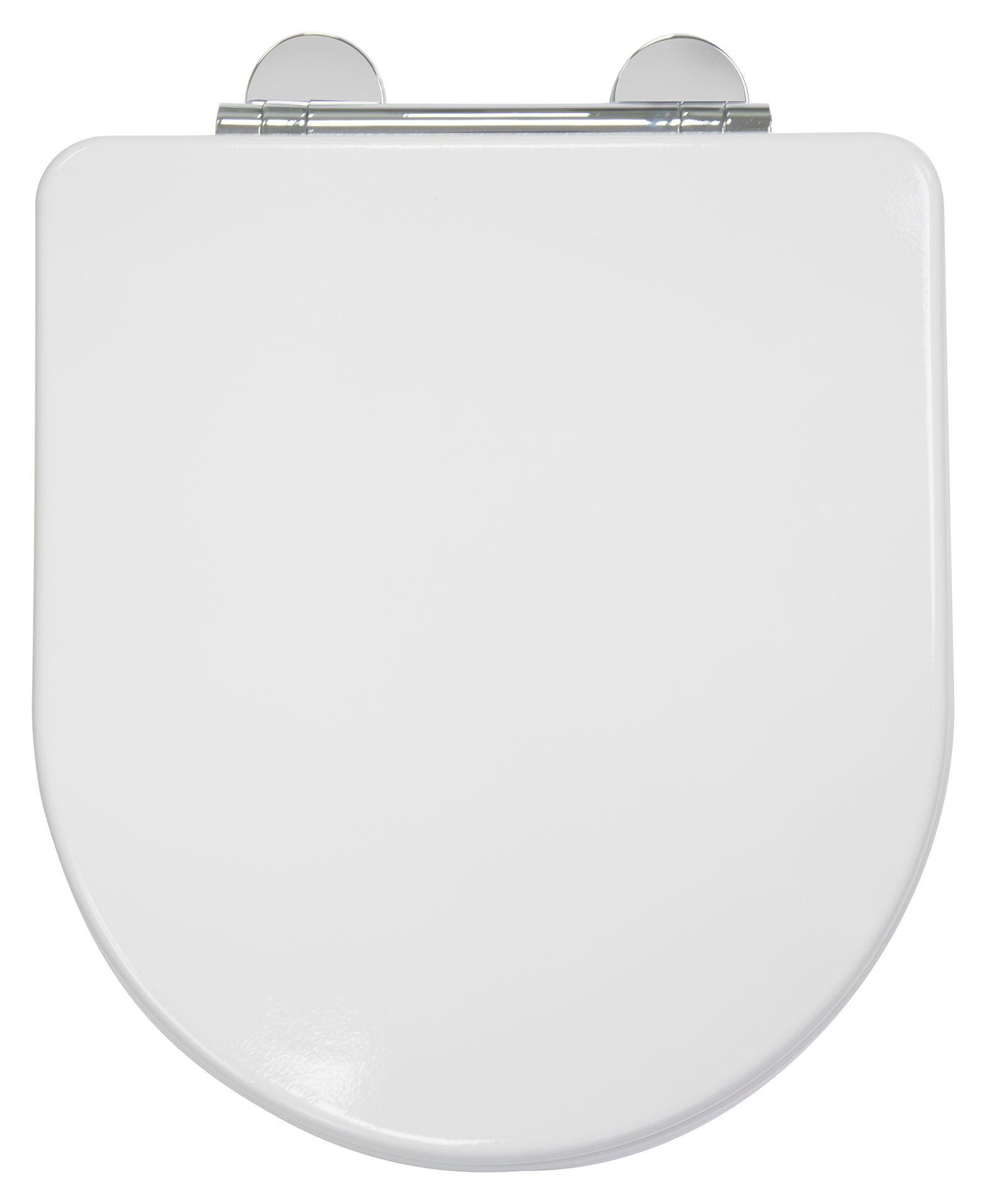 Croydex Garda D Shaped Flexi-Fix Wooden Soft Close Toilet Seat - White